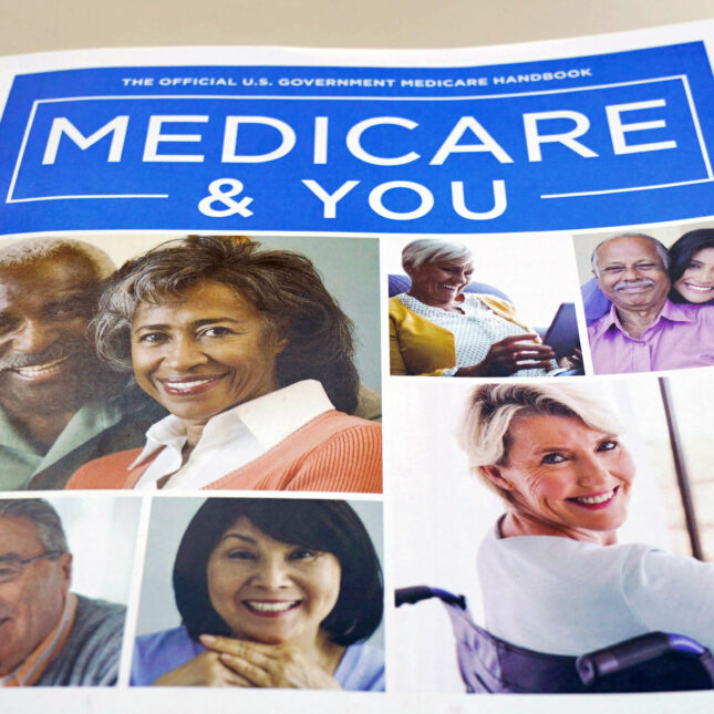 the U.S. Medicare Handbook is photographed in Washington.