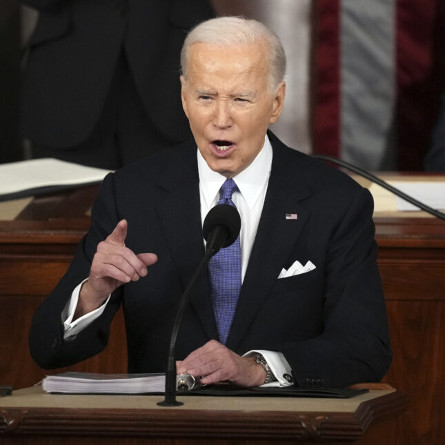 President Joe Biden during his 2024 State of the Union — pharma coverage from STAT