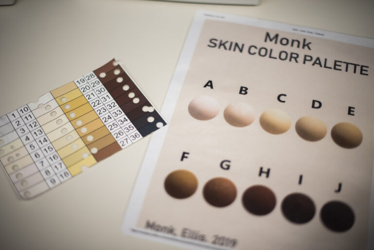 Monk skin color palette
